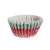 Karácsonyi muffin papír 11 cm, 100db, piros -türkiz