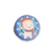Karácsonyi muffin papír 11 cm, 100db, hópehely