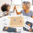 Montessori matematikai szorzó tábla, fából