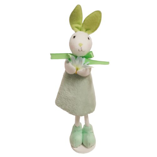 Húsvéti Nyuszi dekoráció 25 cm türkiz