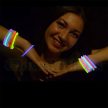 Glow Sticks Foszforeszkáló, fényes és színes karkötő készlet partikhoz 50 db
