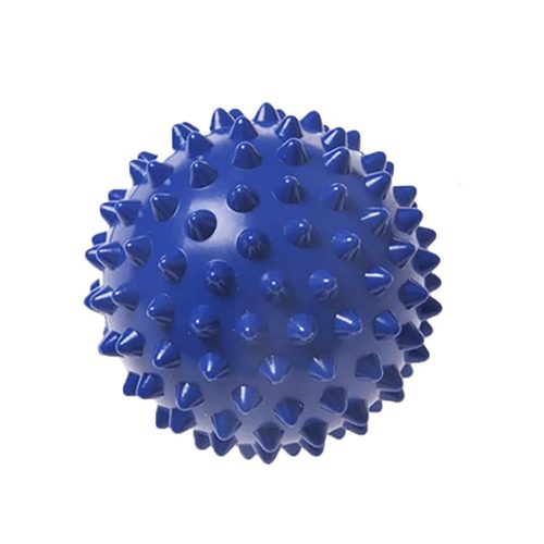 Tüskés labda, masszírozó labda 8 cm kék