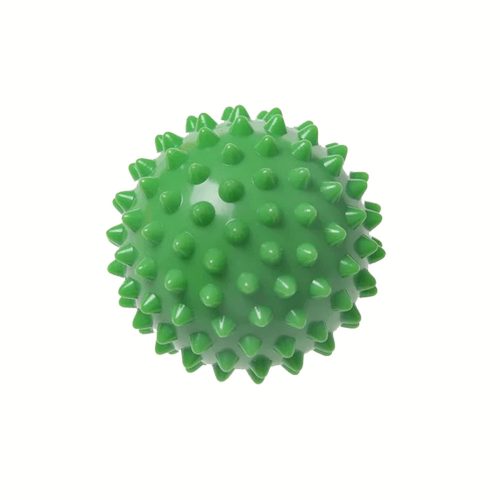 Tüskés labda, maszírozó labda 8 cm zöld