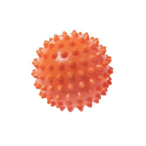 Tüskés labda, maszírozó labda 8 cm narancs