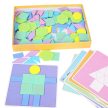 Tangram kirakó, geometriai alakzatok játék 210 részes