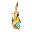 Húsvéti szalma nyuszi répával, ásóval 35 cm