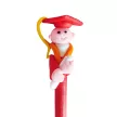 Ajándék toll 3D figurával - piros ballagó