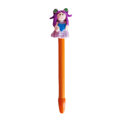 Ajándék toll 3D figurával - kislány