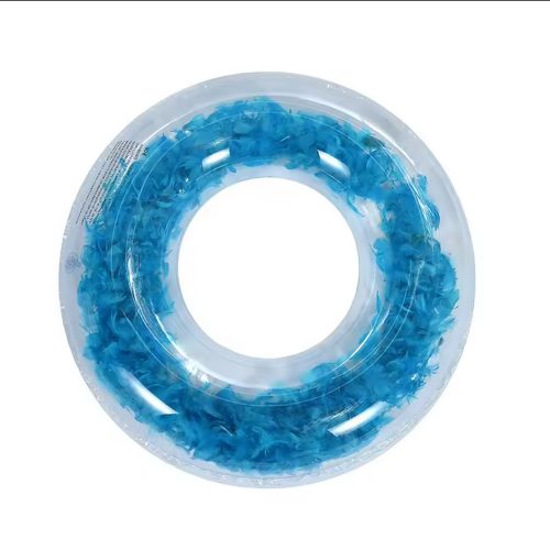 Felfújható Tollas úszógumi kék 80 cm