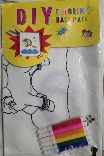 DIY Kiszínezhető Hátizsák – Unikornis