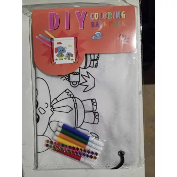 DIY Színezhető Tornazsák – Elefántos Mintával