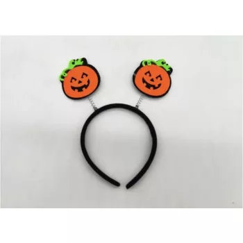 Halloween-i fejpánt tök mintával