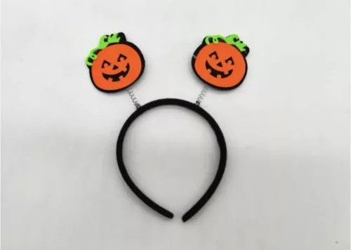 Halloween-i fejpánt tök mintával