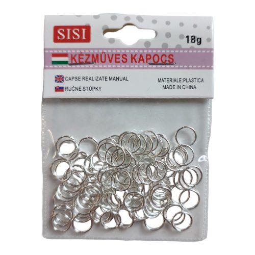 Összekötő karika Ø 10 mm, 18g Platina 