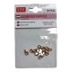 Delfin kapocs 15 db 11,5 x 6 mm arany