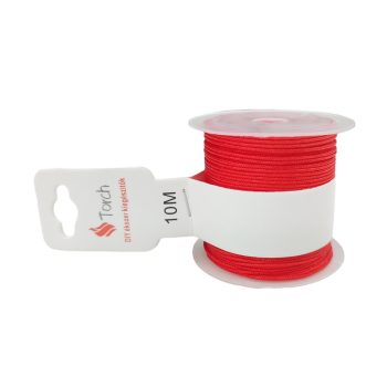 Poliészter zsinór Ø1mm-es 10m piros