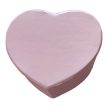  Szív alakú ajándékdoboz, ékszertartó doboz 11 x 5,5 cm - Rózsaszín