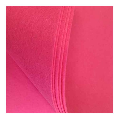 Barkácsfilc, filc lapok 60 x 40 cm- 3mm- Neon Pink