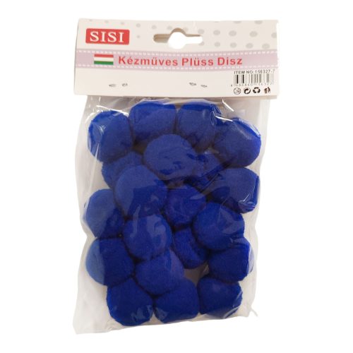 Pom-Pom Kék 2,5 cm-es 12db/csomag