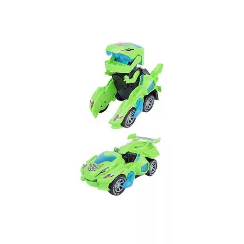 DinoForm - robot dinoszaurusszá alakuló bolygókerekes autó zöld