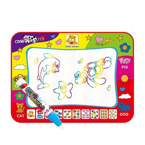 Mágikus festő szőnyeg varázslatos vízi tollakkal