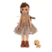 Mulisha doll, Emily baba csillogó ruhában, kutyussal