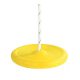 Citromsárga műanyag tányérhinta