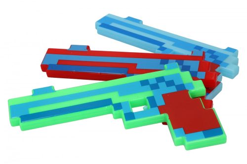 Minecraft zöld világítós játék pisztoly 25 cm