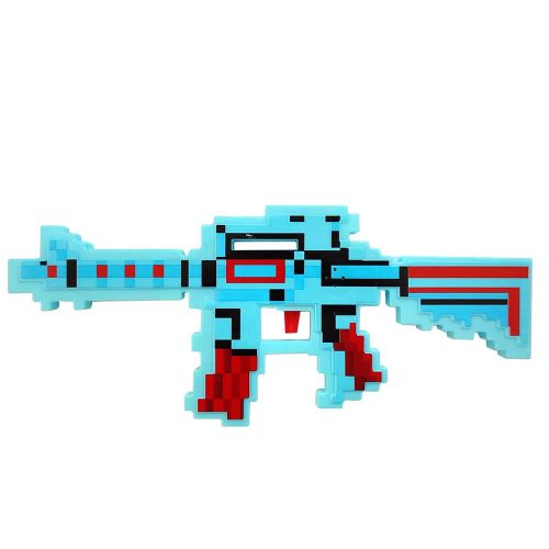 Minecraft kék világítós játék Gépfegyver