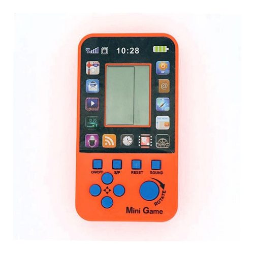 Mini Super Game Retro Tetris Játék Narancssárga