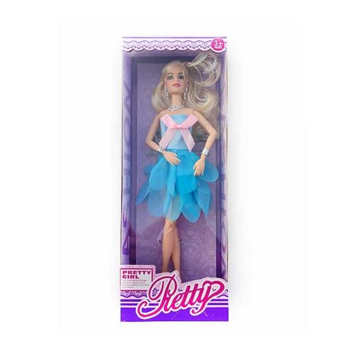 Betty barbie baba kék szoknyával