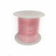 Szilikon elasztikus/gumis gyöngyfűző damil rózsaszín