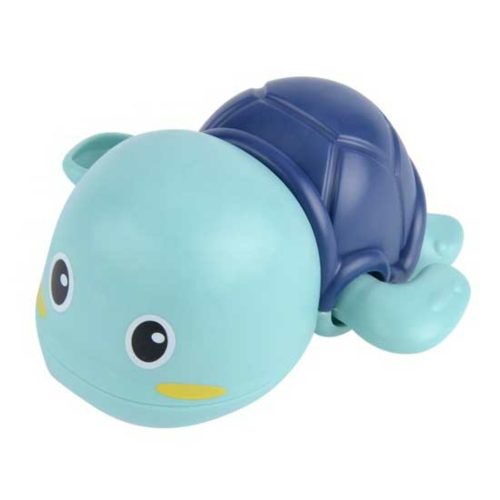 Felhúzható teknős fürdő játék kék