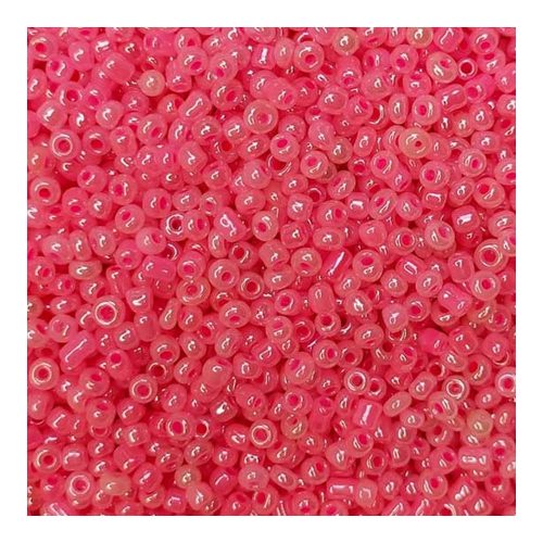Rózsaszín kásagyöngy (2mm, Műanyag) 20g/csomag