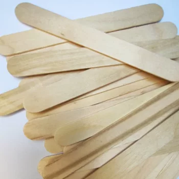 Vékony NATÚR fa spatula 50db/csomag