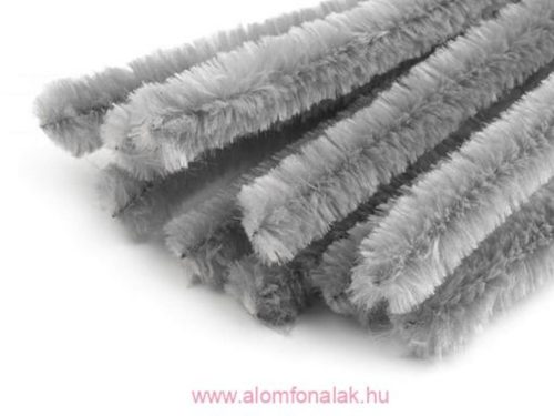 Zsenília drót SZÜRKE 300mmx6mm 20db/csomag