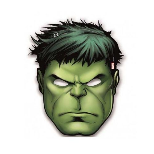 Papír maszk Bosszúállók Hulk