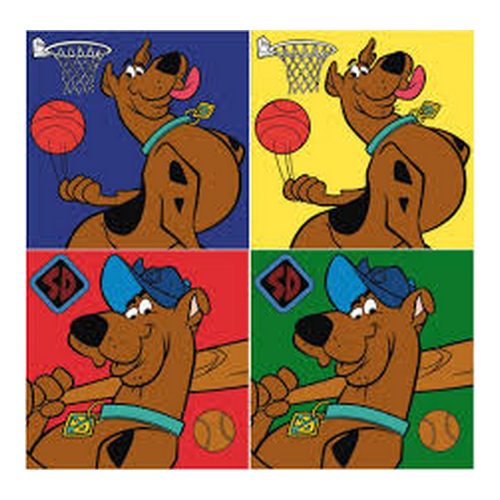 2 db Kéztörlő, arctörlő, törölköző Scooby Doo 30*30cm