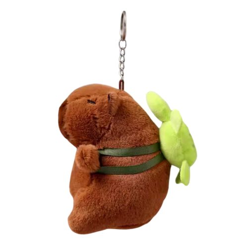Capybara plüss kulcstartó 