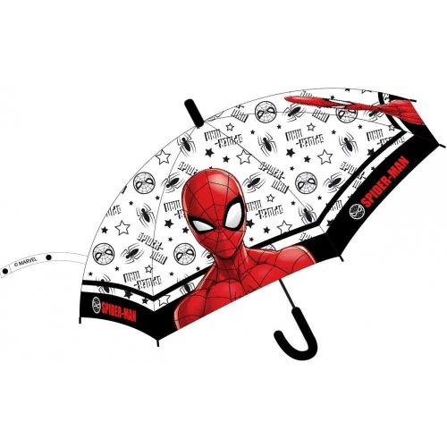 Pókember gyerek félautomata átlátszó esernyő Ø74 cm