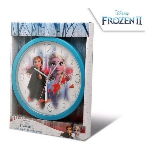 Disney Anna és Elsa Kék Jégvarázs Falióra 25 cm