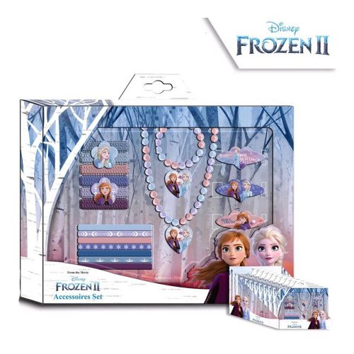 Disney Jégvarázs hajcsat, hajgumi, nyaklánc, karkötő szett