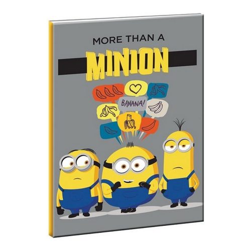 Minyonok B/5 vonalas füzet 40 lapos