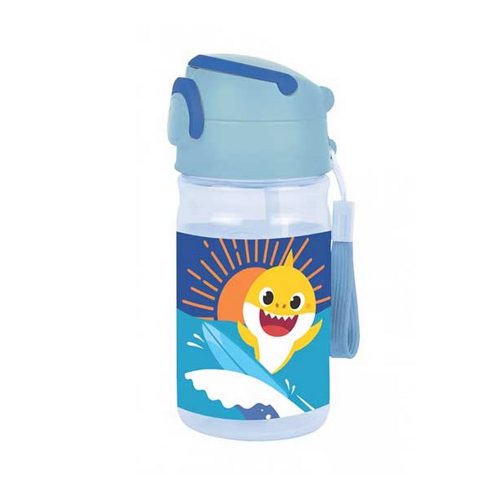 Baby Shark műanyag kulacs akasztóval 350 ml