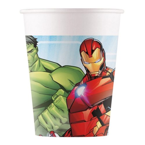 Avengers, Bosszúállók Papír pohár 8 db-os 200 ml