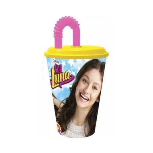 Disney Soy Luna Szívószálas pohár