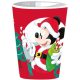 Disney Minnie, Mickey Karácsonyi pohár, műanyag 260 ml