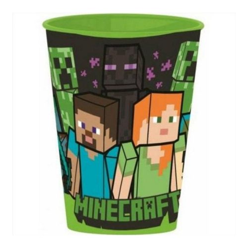 Minecraft pohár, műanyag 430 ml