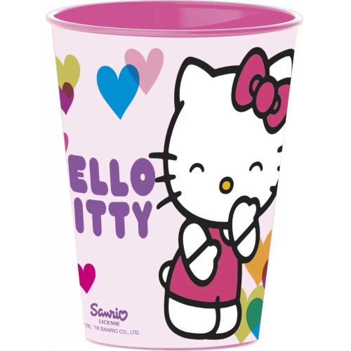 Hello Kitty pohár, műanyag 260 ml