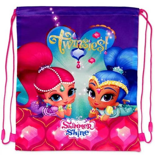 Shimmer és Shine sporttáska tornazsák 41 cm lila